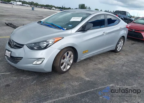 2012 Hyundai Elantra Limited из США, поврежденный, VIN 5NPDH4AE0CH100361